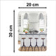 Combo of Oval Shape & Square Shape Mirror (Pack of 2)