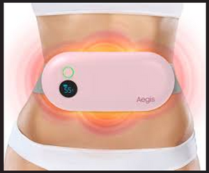 Cramp-Free Period Pain Relief Massager with Heating Pad – Stomach, Back & Belly Cramp Relief for Women & Girls
